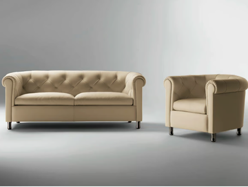 ARCADIA - Tufted armchair by Poltrona Frau - view 3